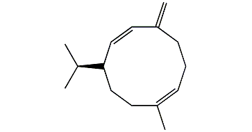 (E,E,R)-1-Methyl-5-methylene-8-(1-methylethyl)-1,6-cyclodecadiene